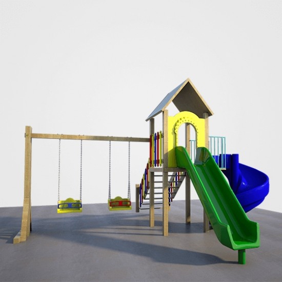 Ahşap Çocuk Parkı – 150 ‘lik