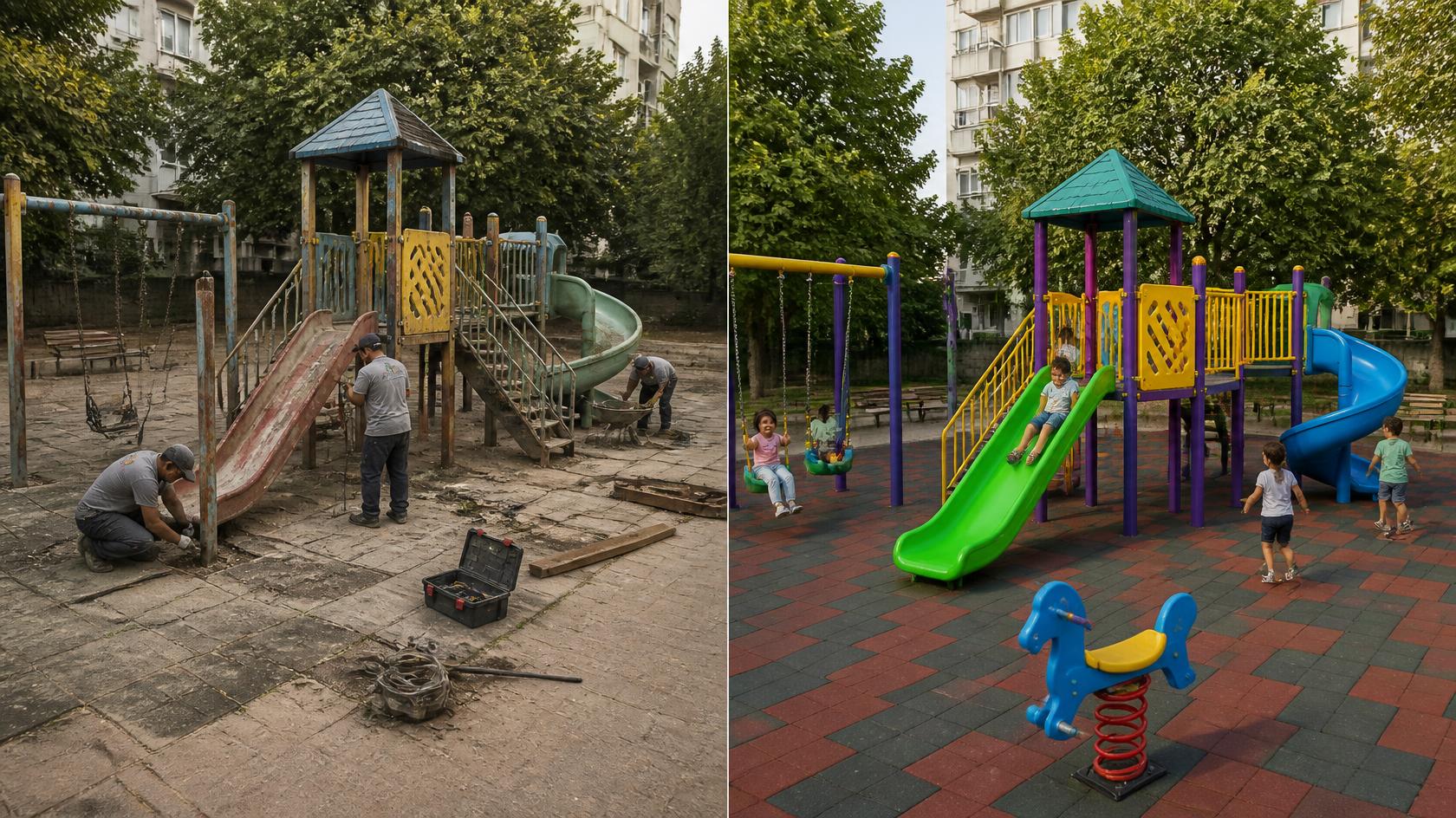 Çocuk oyun parkı yedek parça ve bakım ürünleri